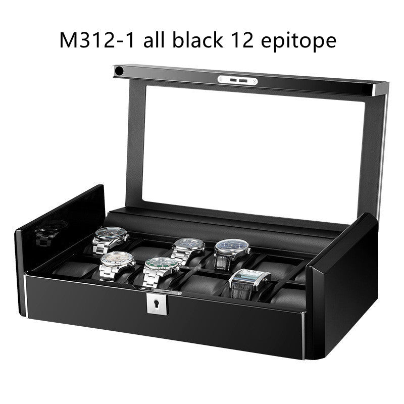 VaultBox™ Premium Watch Display Case – 6 / 12 / 18 Slot | Carbon Fiber or Piano Black Finish