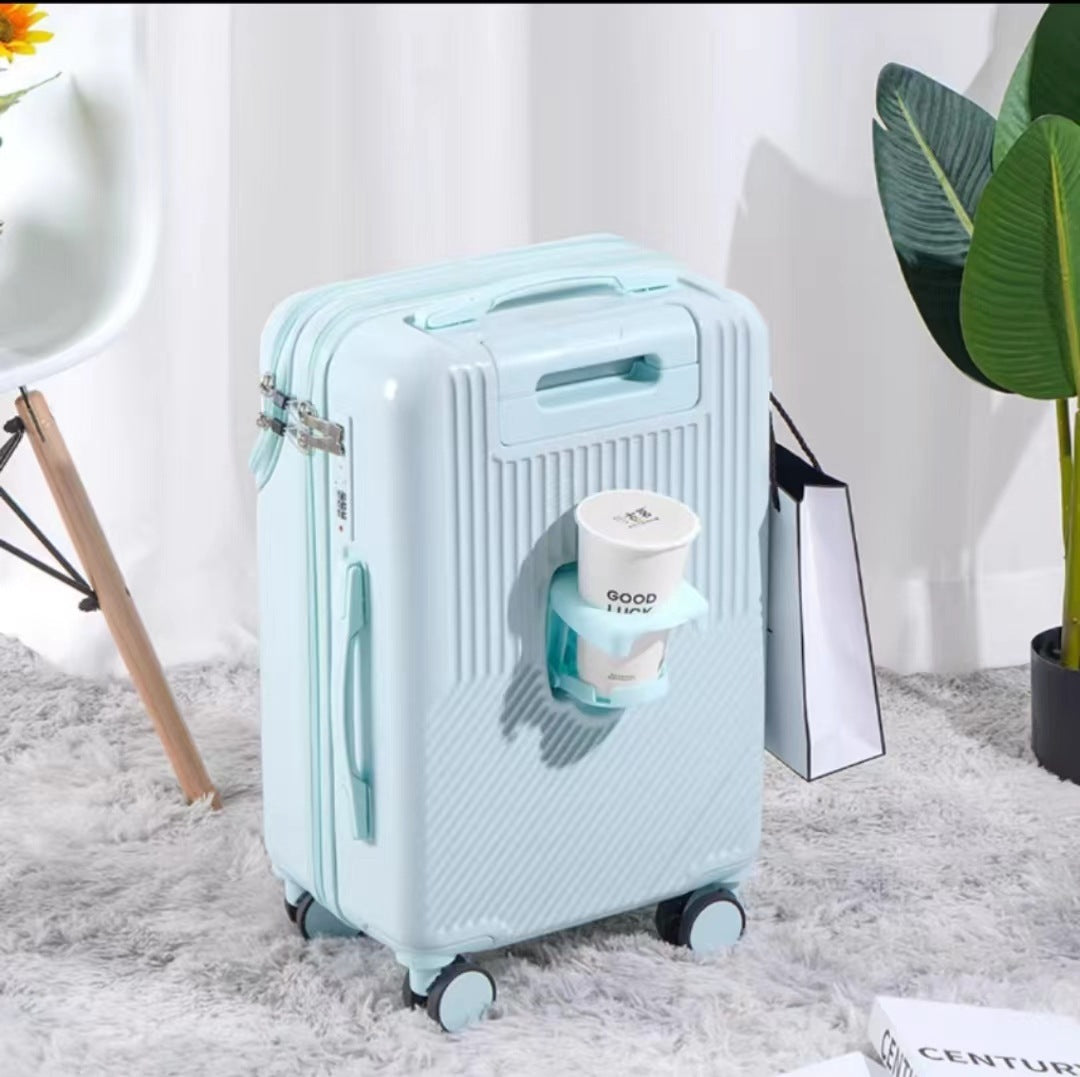 Premium Multifunctional Smart Luggage – TSA Lock | Elegant Travel Design