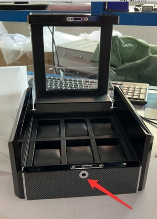 VaultBox™ Premium Watch Display Case – 6 / 12 / 18 Slot | Carbon Fiber or Piano Black Finish