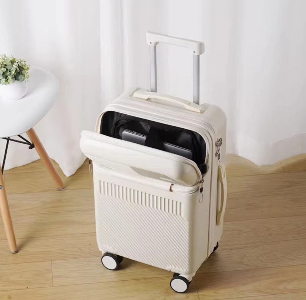 Premium Multifunctional Smart Luggage – TSA Lock | Elegant Travel Design