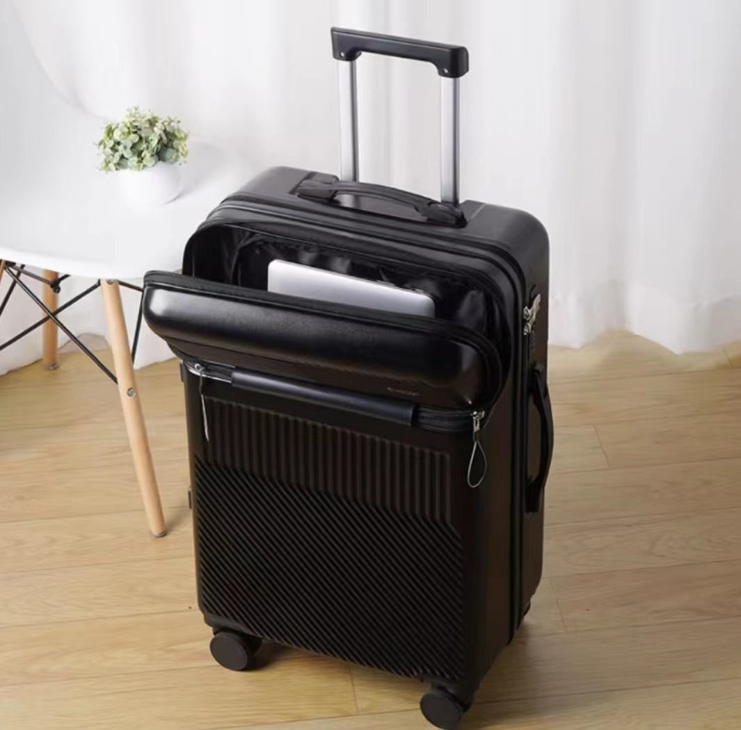 Premium Multifunctional Smart Luggage – TSA Lock | Elegant Travel Design