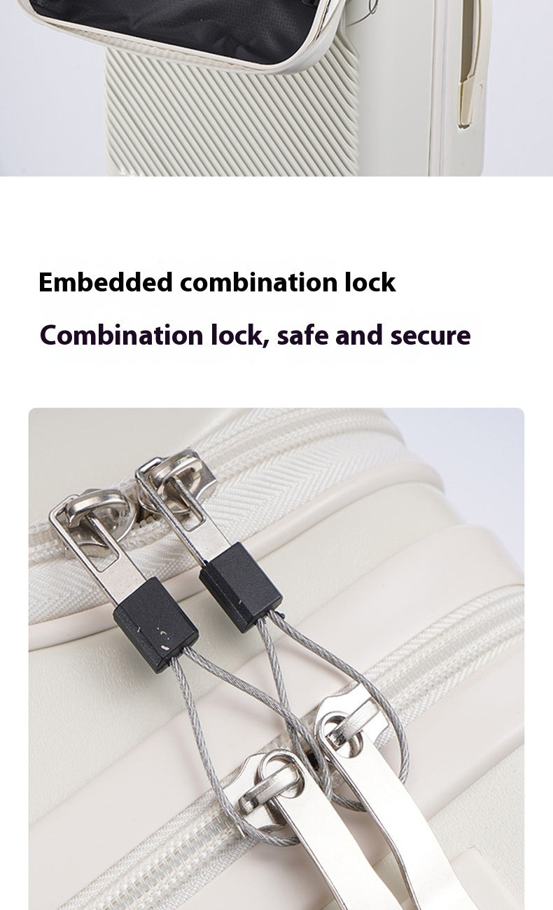 Premium Multifunctional Smart Luggage – TSA Lock | Elegant Travel Design
