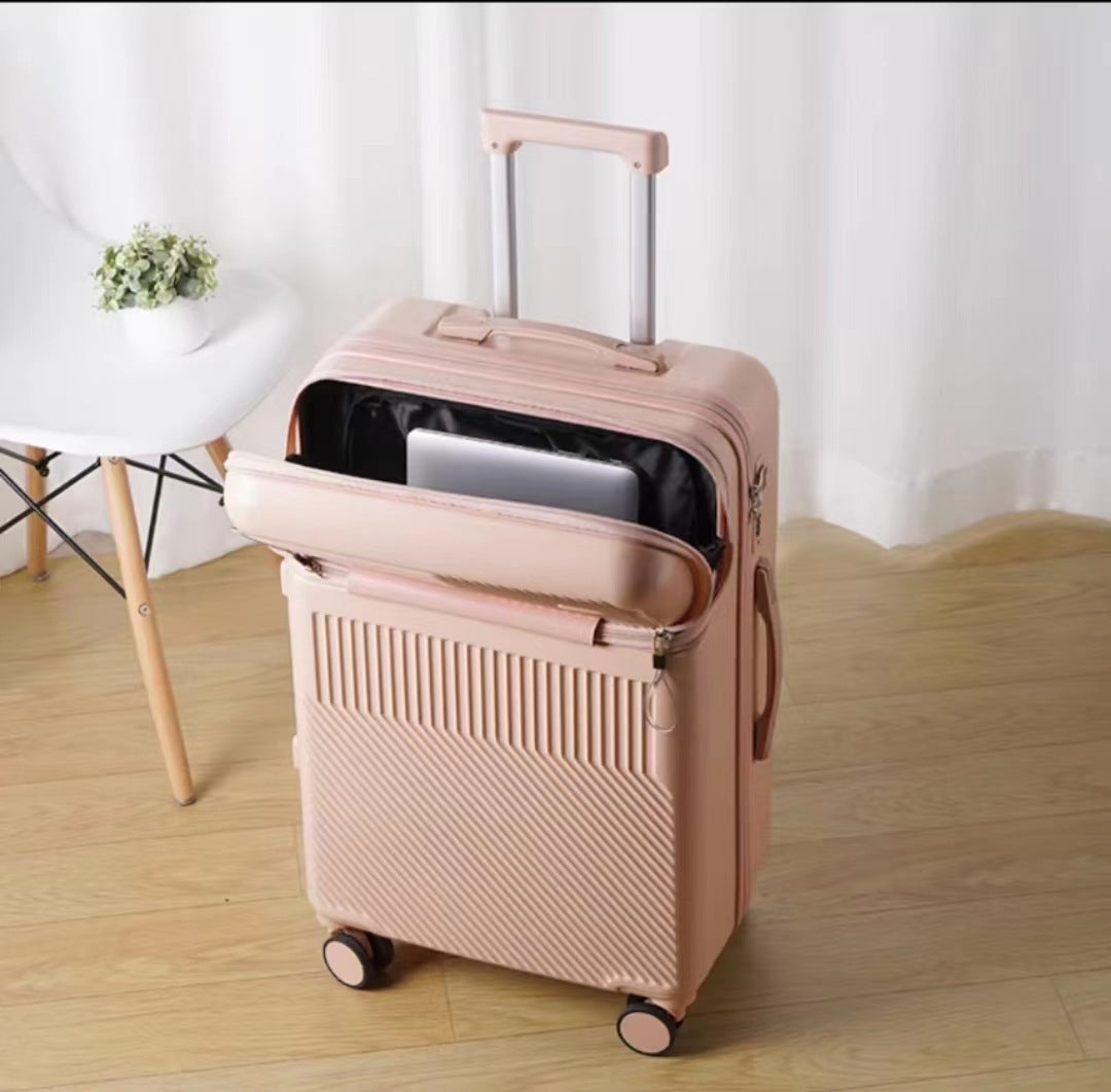 Premium Multifunctional Smart Luggage – TSA Lock | Elegant Travel Design