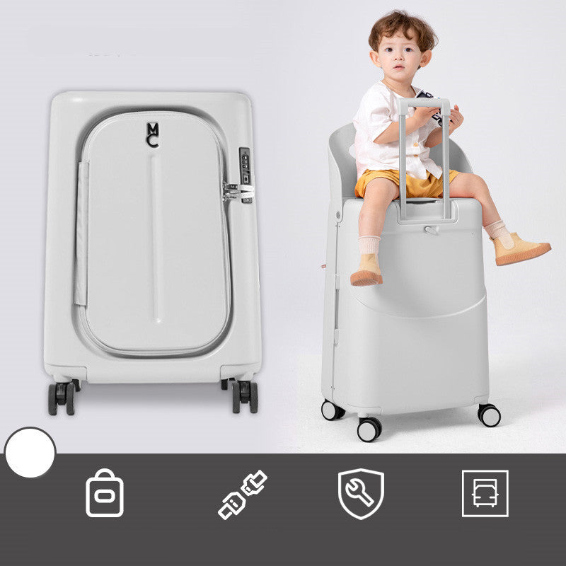 Luxury Ride-On Travel Suitcase for Kids – 20"/24"/28" Sizes
