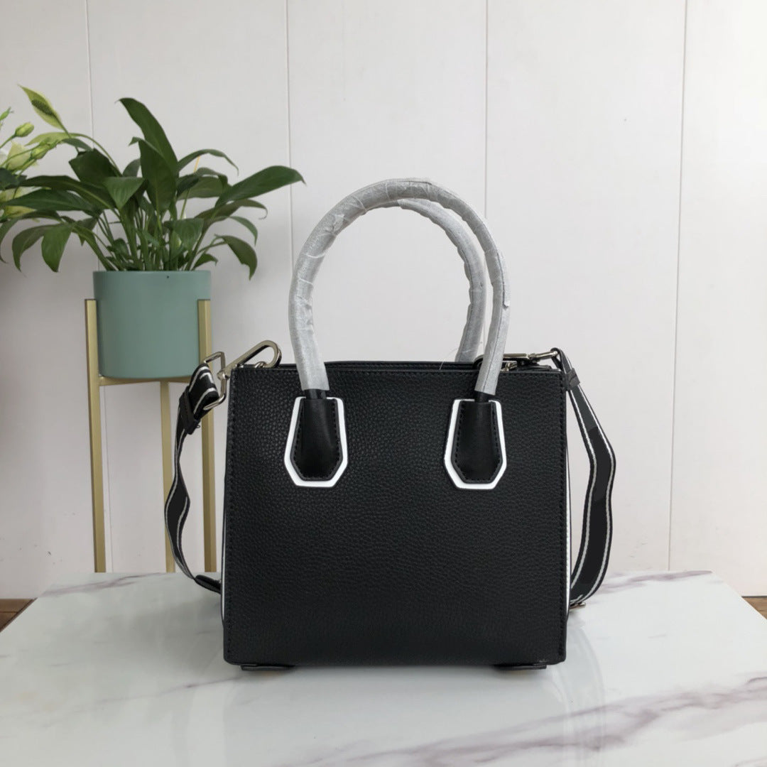 Elegant Litchi Grain Cowhide Handbag – Small & Medium Luxury Edition