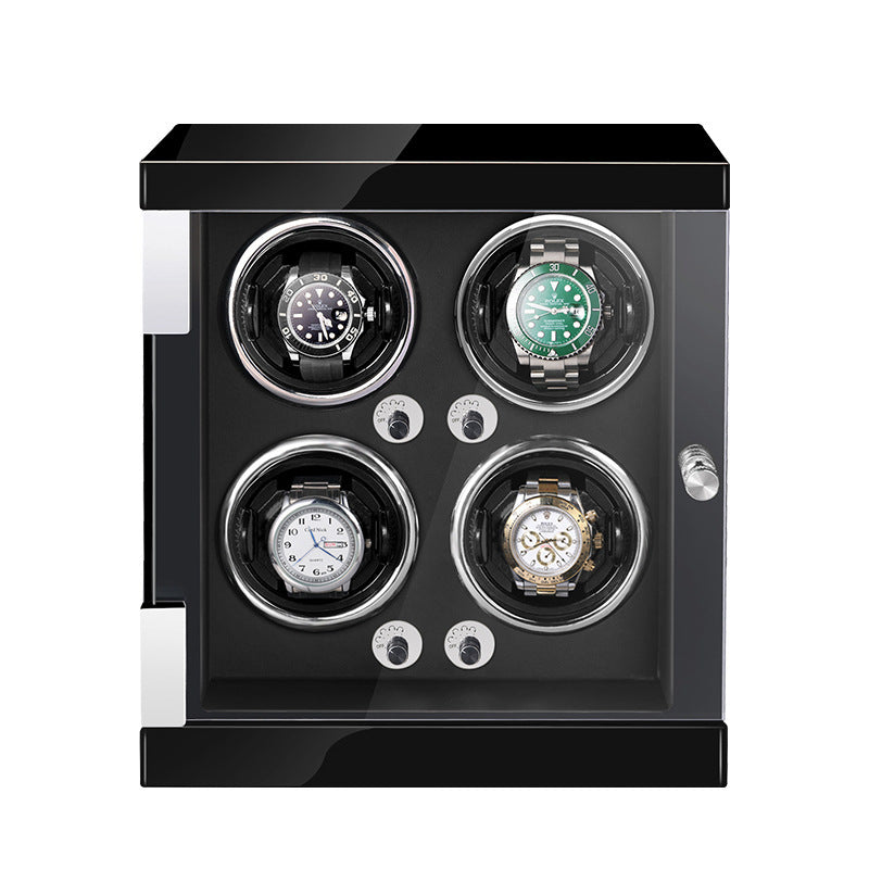 EliteSpin™ Dual Watch Winder – Anti-Magnetic | Silent Motor | Luxury Display Case