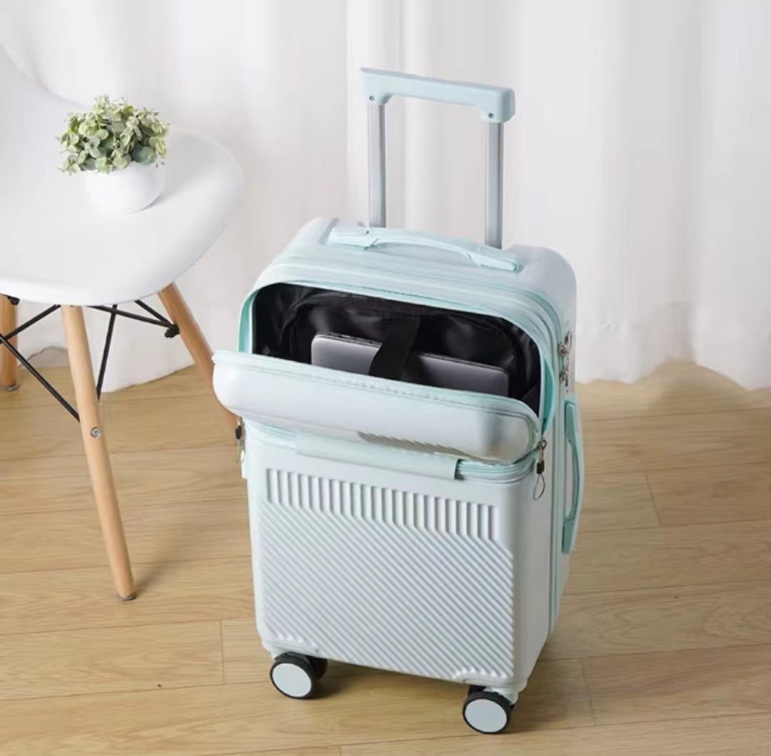 Premium Multifunctional Smart Luggage – TSA Lock | Elegant Travel Design
