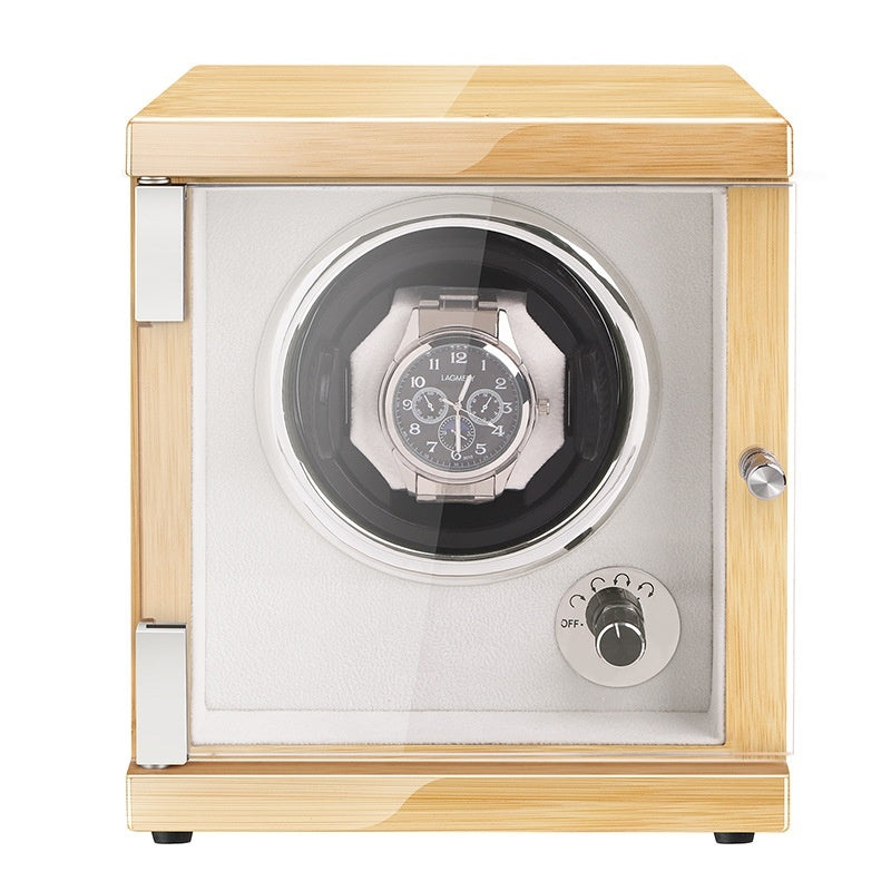 EliteSpin™ Dual Watch Winder – Anti-Magnetic | Silent Motor | Luxury Display Case