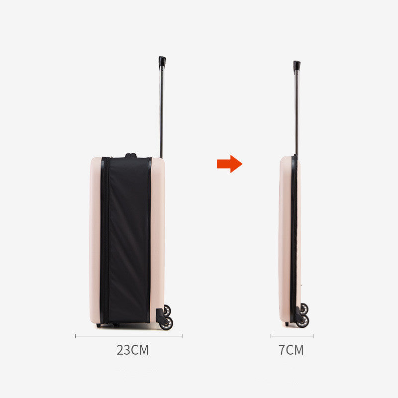 Luxury Foldable Hard Shell Suitcase – Lightweight & Expandable
