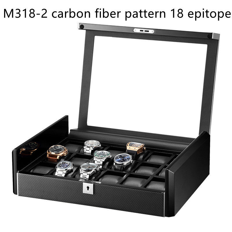 VaultBox™ Premium Watch Display Case – 6 / 12 / 18 Slot | Carbon Fiber or Piano Black Finish