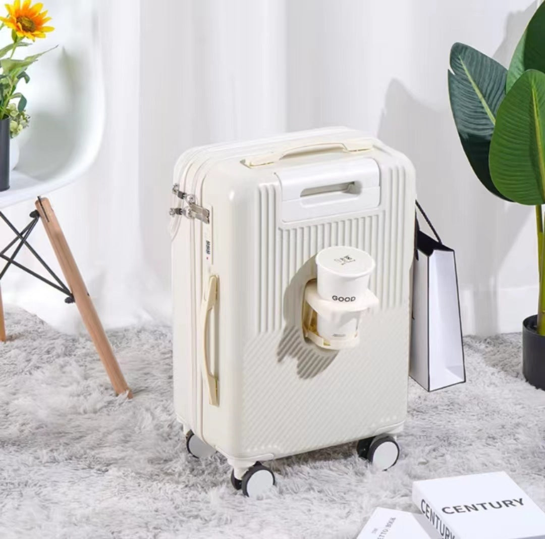 Premium Multifunctional Smart Luggage – TSA Lock | Elegant Travel Design