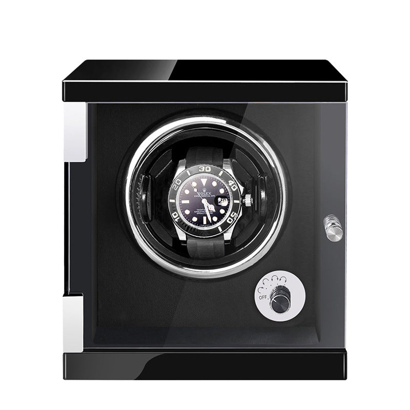 EliteSpin™ Dual Watch Winder – Anti-Magnetic | Silent Motor | Luxury Display Case