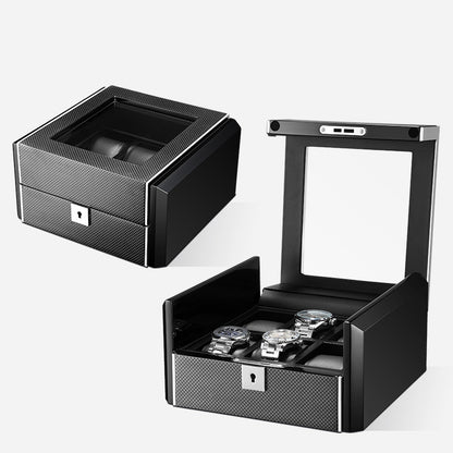 VaultBox™ Premium Watch Display Case – 6 / 12 / 18 Slot | Carbon Fiber or Piano Black Finish