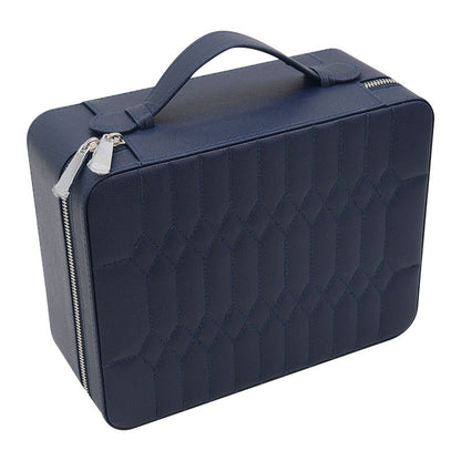 RoyalGuard™ Luxury Travel Watch & Jewelry Organizer – Premium Velvet Interior | Zipper Lock Case