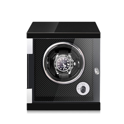 EliteSpin™ Dual Watch Winder – Anti-Magnetic | Silent Motor | Luxury Display Case