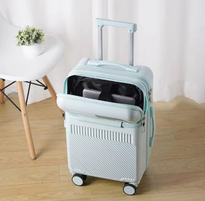 Premium Multifunctional Smart Luggage – TSA Lock | Elegant Travel Design