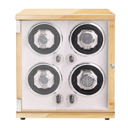EliteSpin™ Dual Watch Winder – Anti-Magnetic | Silent Motor | Luxury Display Case