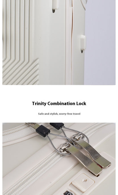 Premium Multifunctional Smart Luggage – TSA Lock | Elegant Travel Design