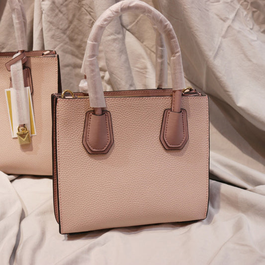 Elegant Litchi Grain Cowhide Handbag – Small & Medium Luxury Edition